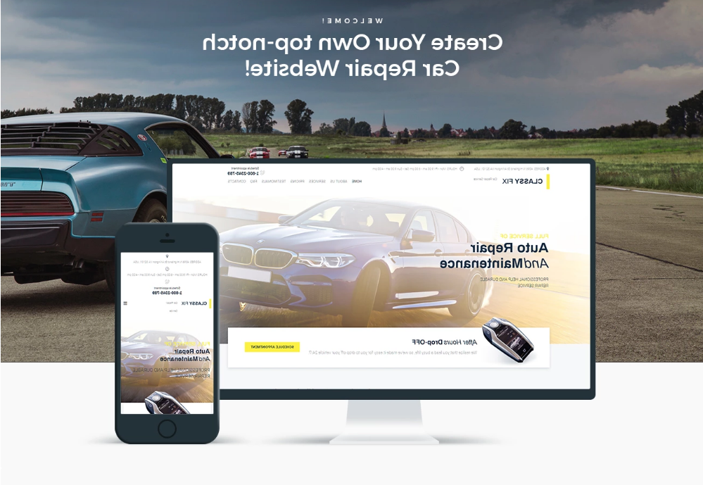 Classy Fix - Car Repair Elementor WordPress Theme