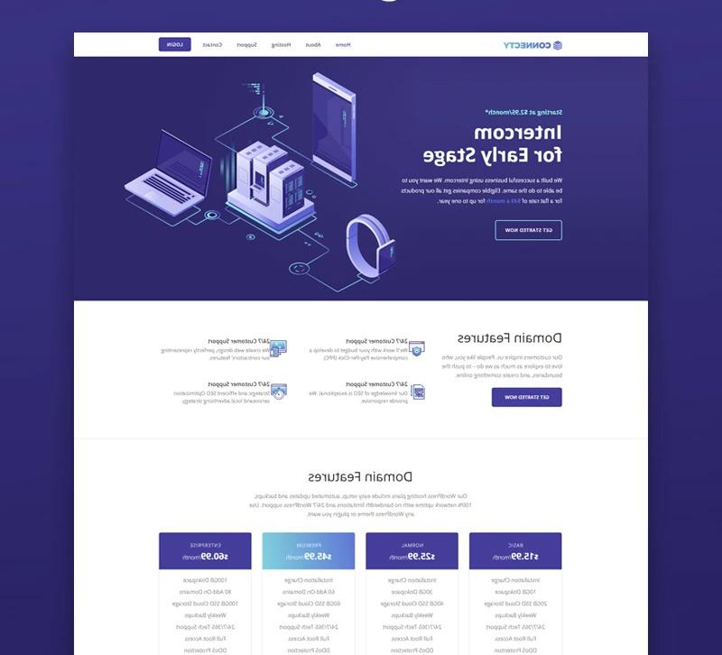 Connecty - Hosting Elementor WordPress Theme