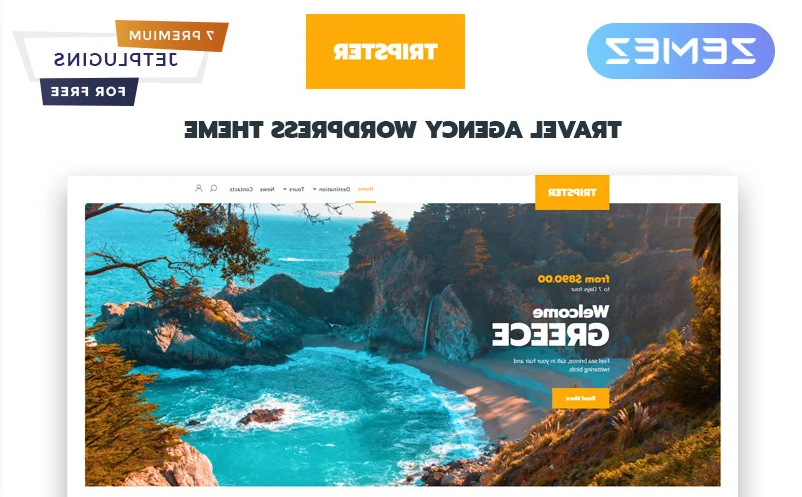 Tripster - Travel Agency Modern Elementor WordPress Theme